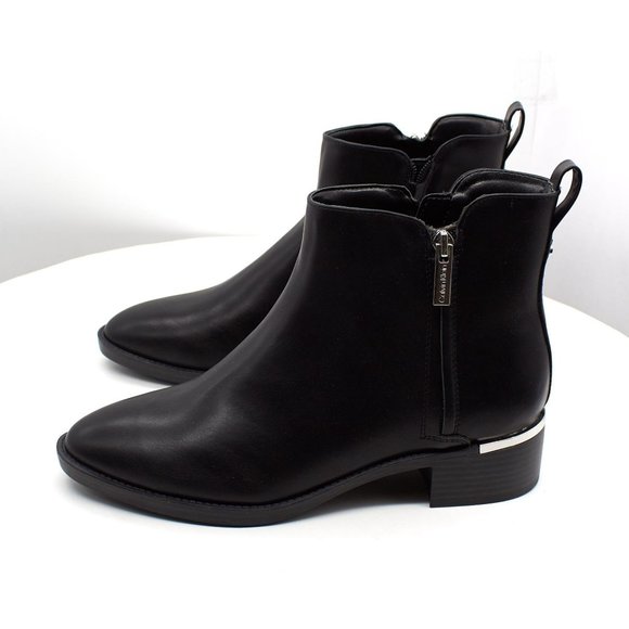 Calvin Klein Women's Deniece Block Heel Ankle Booties Women's Shoes - Picture 5 of 8